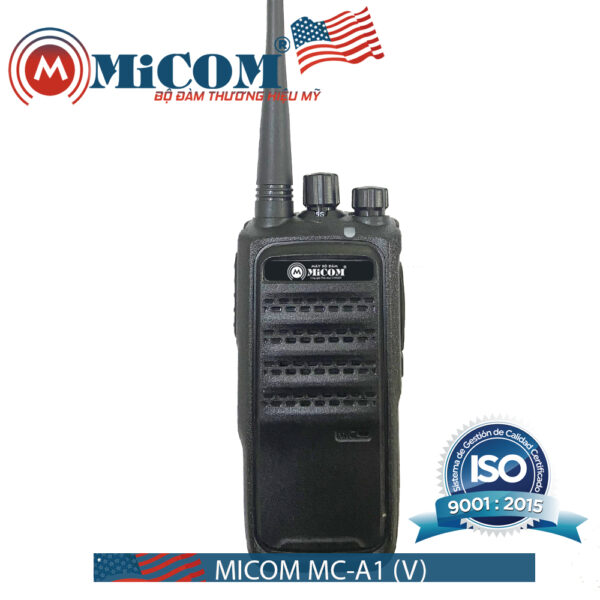 bộ đàm MICOM MC-A1V thương hiệu Mỹ, Công suất 5W