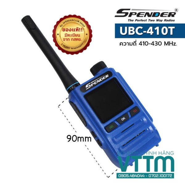 Bộ Đàm Spender UBC-410T Cầm Tay: An Toàn, Bền Bỉ, Giá Tốt