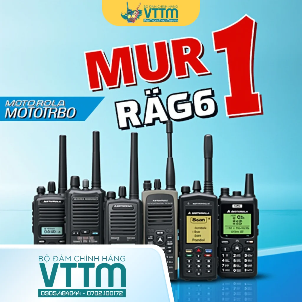 BỘ ĐÀM MOTOROLA XIR P6620I, NHỮNG CẤU HÌNH LỰA CHỌN - hình 2