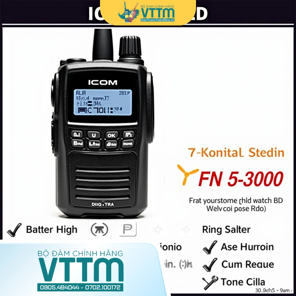Ưu điểm nổi bật của bộ đàm cầm tay Icom theo Bộ Đàm Thiên Minh - hình 3